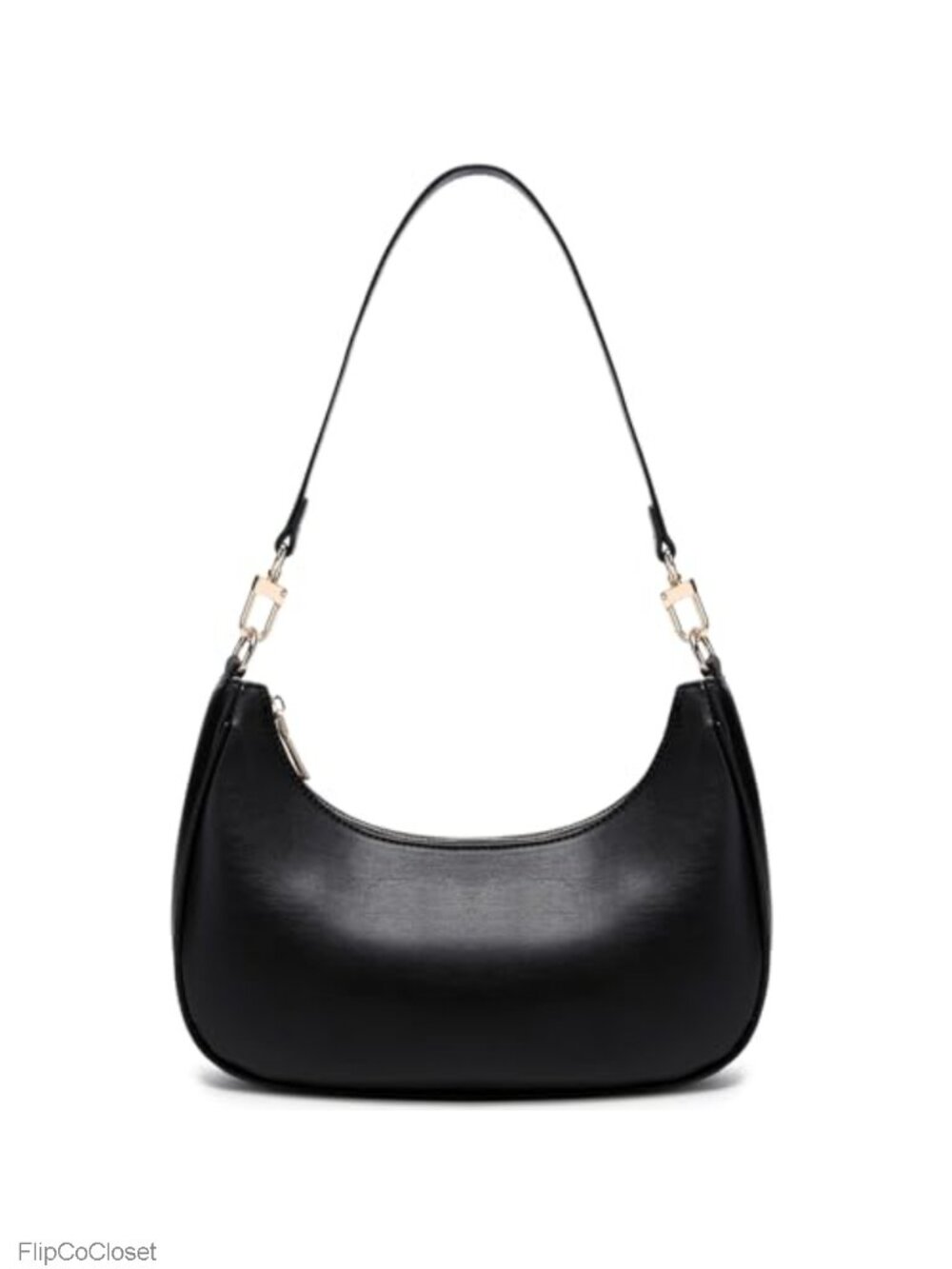 Women's Hobo Crossbody PU Leather Shoulder Bag with Zipper
